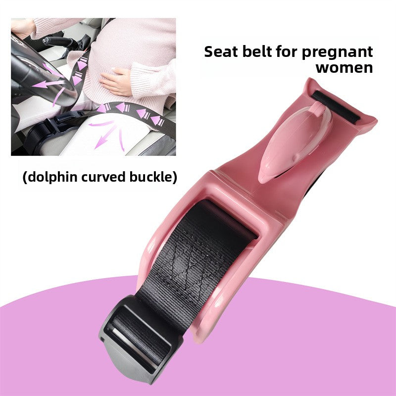 Pregnancy Seat Belt Adjuster | Maternity Car Seatbelt Safety Strap Positioner | Bump & Baby Belly Protector for Pregnant Women | Universal Car Fit