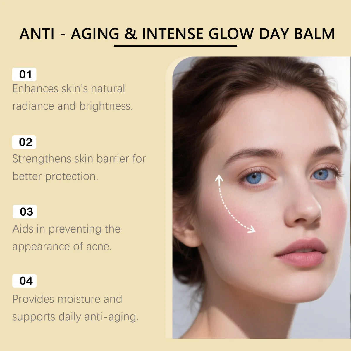 EELHOE 4-Piece Skincare Set | Dark Circle Eye Cream + Anti-Aging Day Balm + Wrinkle Night Balm + Face Scrub | Complete Glow Kit