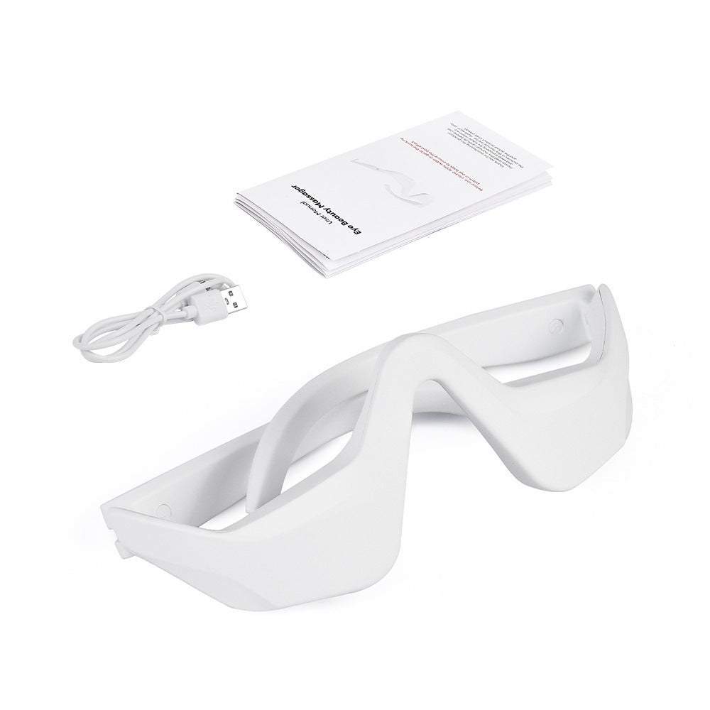 Red Light Eye Massager with EMS & 4 Modes | Anti-Aging Eye Therapy Device for Dark Circles & Puffiness