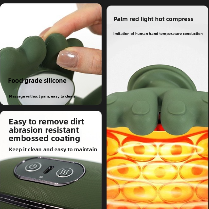 4D Electric Neck Massager - Dual Zone Kneading Pain Relief Device