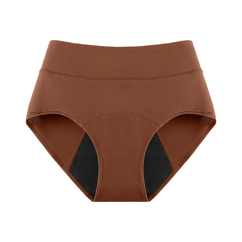 Women's Leak-Proof High Waist Briefs | 4-Layer Absorbent Period Panties | 5 Neutral Colors
