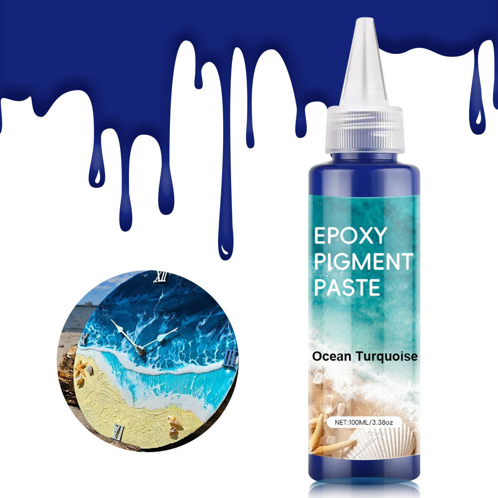 Epoxy Pigment Paste Jet Black 50ml | Highly Concentrated Resin Colorant | Art & Craft Epoxy Dye