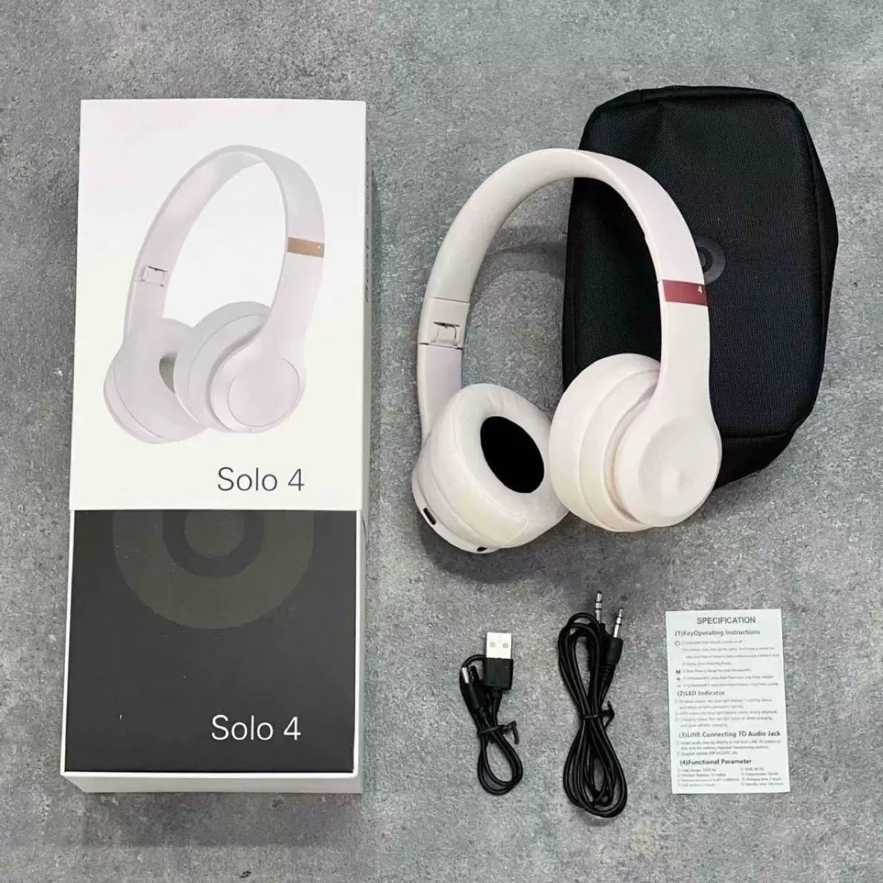 Beats Solo 4 True Wireless On-Ear Headphones
