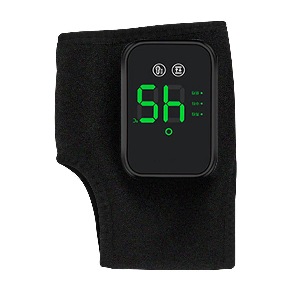 Heated Ankle Massager with LED Display | Electric Soothing Muscle Massager Wrap | Vibration & Heat Therapy for Ankle Pain Relief