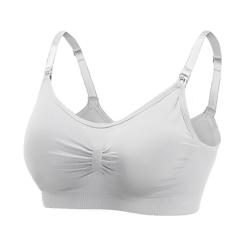 حمالة صدر للرضاعة بدون خياطة للنساء بأكواب سهلة الفتح وأشرطة قابلة للتعديل، حمالة صدر للأمومة بدون أسلاك بـ 12 لونًا