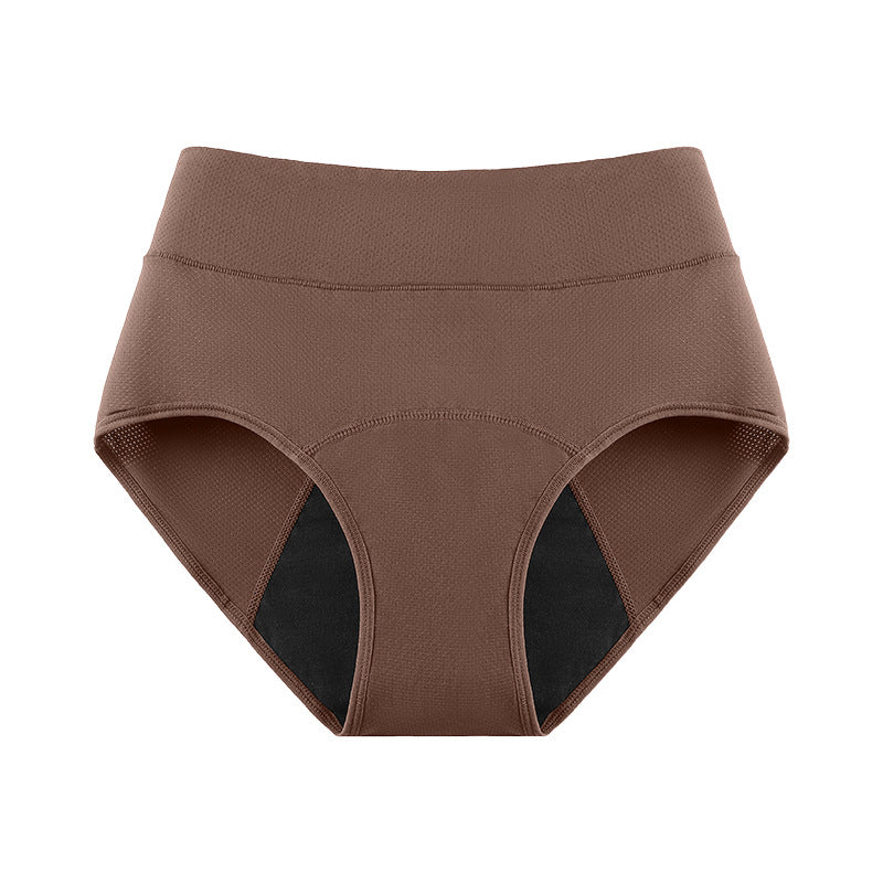 Women's Leak-Proof High Waist Briefs | 4-Layer Absorbent Period Panties | 5 Neutral Colors