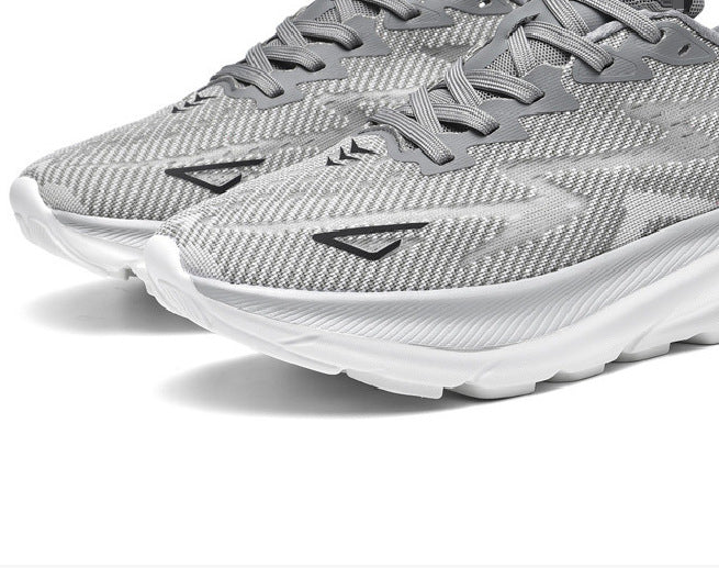 Black Knit Running Shoes for Men & Women | Lightweight Cushioned Sneakers | All Black Athletic Training Footwear