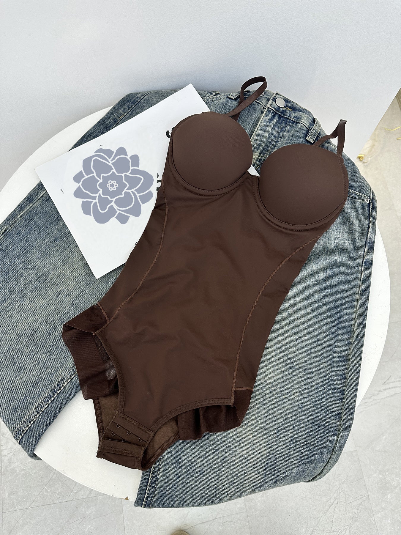 Women's Sculpting Bodysuit with Built-In Bra | Tummy Control Shapewear | 7 Colors Spaghetti Strap Body Shaper