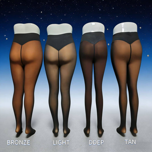 Figurformende Damenstrumpfhose mit Kompressionsband | Hoch sitzende, blickdichte Strumpfhose mit einem Bund und formender Wirkung | Bauchweg-Strumpfhose