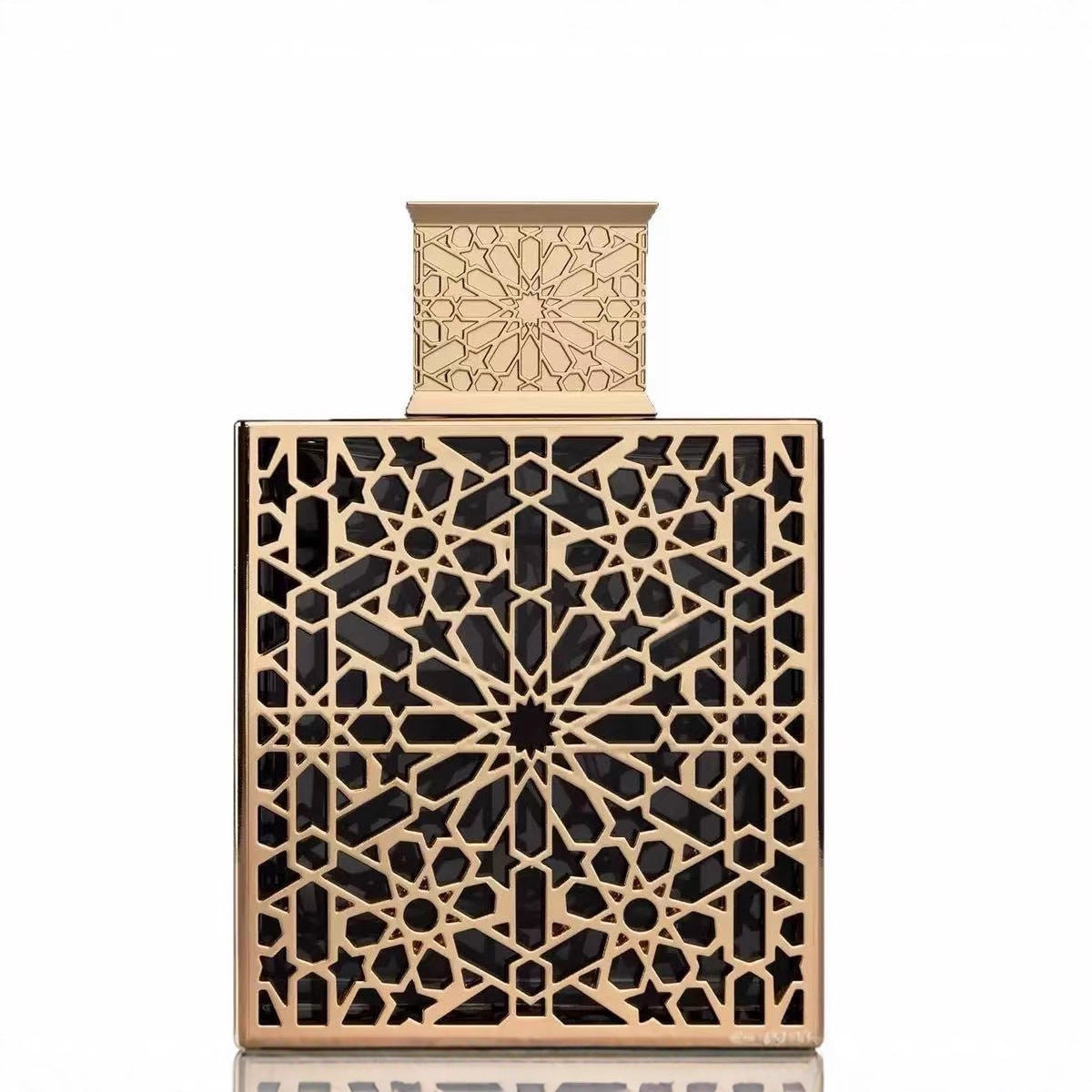Rayhaan Perfume | Luxury Arabian Eau de Parfum | Gold Islamic Geometric Bottle | Long Lasting Oriental Fragrance for Men & Women
