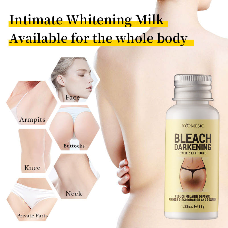 Kormesic Whitening Cream 100g Reduce Skin Dullness Brighten and Repair Intimate Areas Break Down Melanin Gentle Comfortable Formula for Sensitive Skin