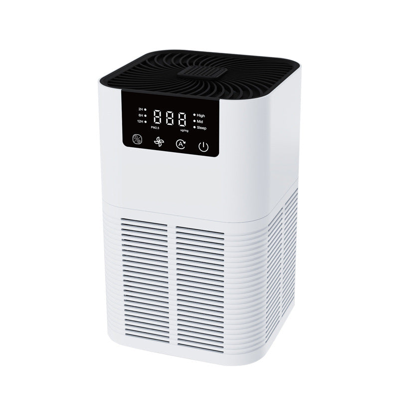 Smart Air Purifier with PM2.5 Display & LED Panel | HEPA Filter Home Air Cleaner Sleep Auto Mode Timer