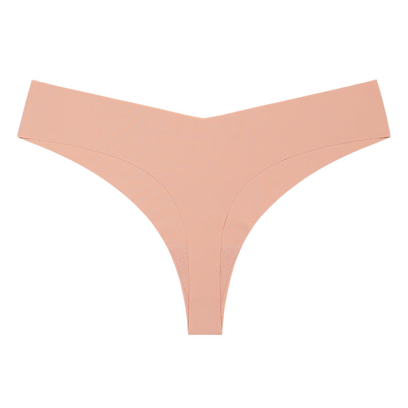 Nahtlose Tangas im 3er-Pack | Unsichtbare, weiche Stretch-Tangas | Bequeme Damen-Tangas für jeden Tag | Grau, Braun & Rosa 