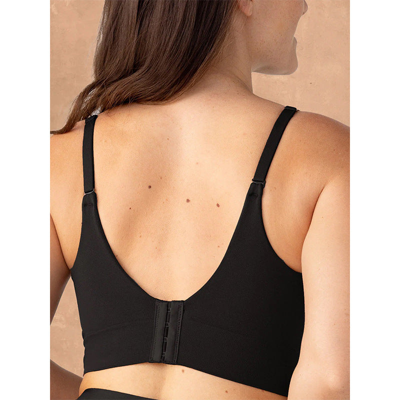 Seamless Wireless Push Up Bra | Women's Smooth V-Shape Comfort Bralette with Adjustable Straps
