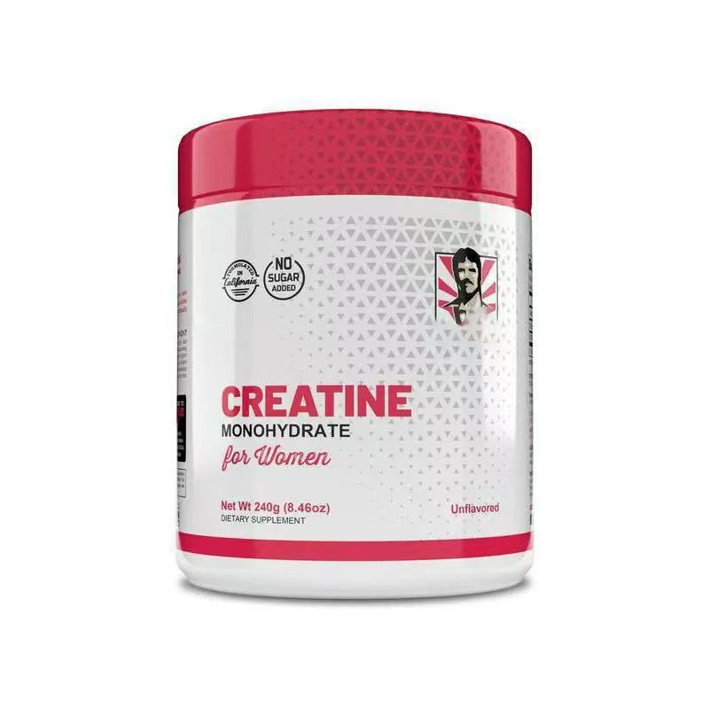 Creatine Monohydrate for Women 240g Unflavored Pure Powder No Sugar Added Muscle Building Pre Workout Post Workout Supplement for Strength and Performance