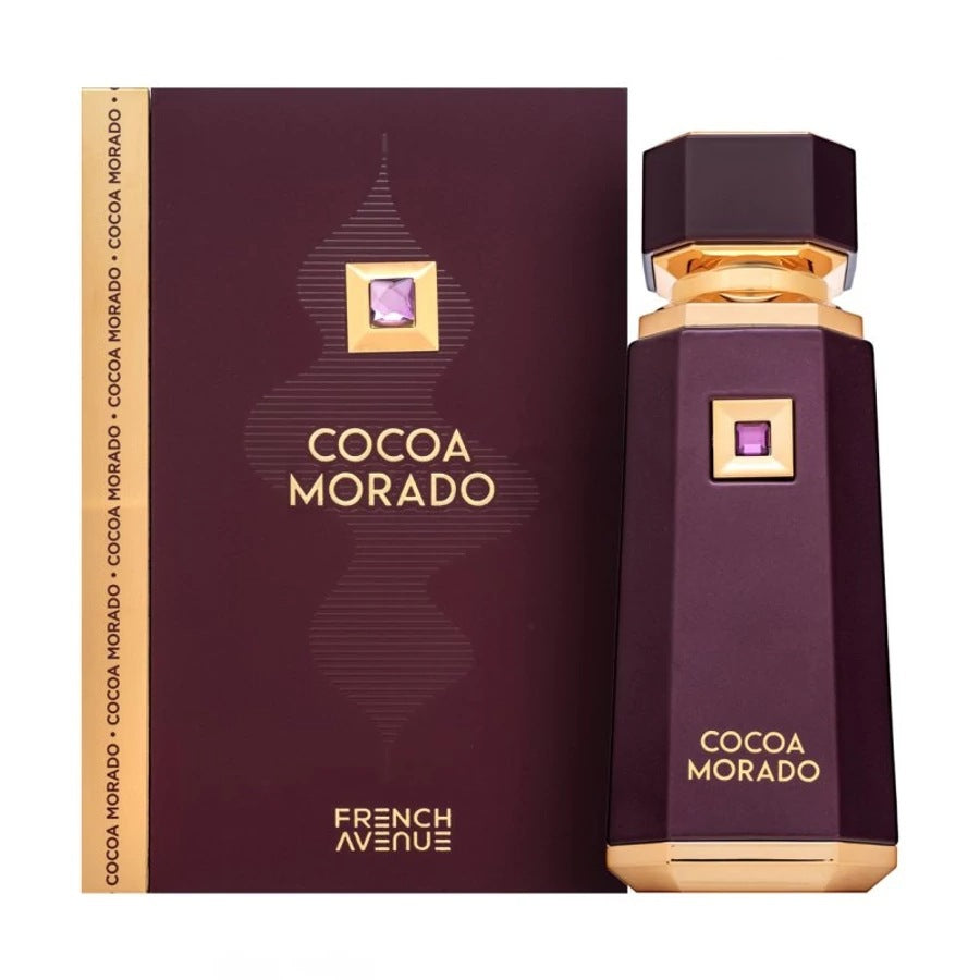 French Avenue Cocoa Morado Eau de Parfum Luxury Oriental Gourmand Fragrance with Cocoa Vanilla and Warm Woody Notes for Men and Women