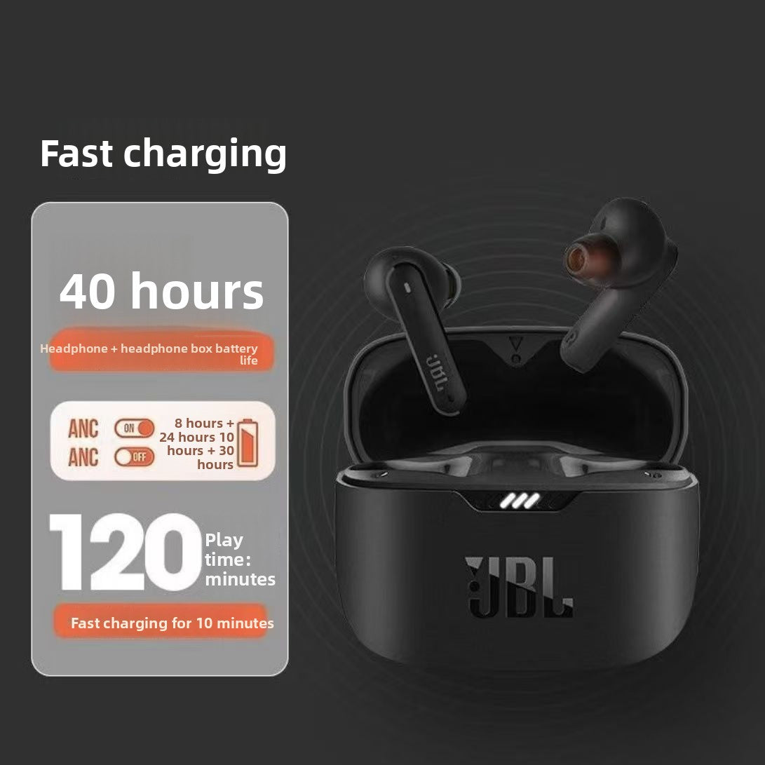سماعات أذن لاسلكية JBL Tune 230NC TWS، بخاصية إلغاء الضوضاء النشطة، صوت جهير نقي، بطارية تدوم 40 ساعة، مزودة بخاصية 