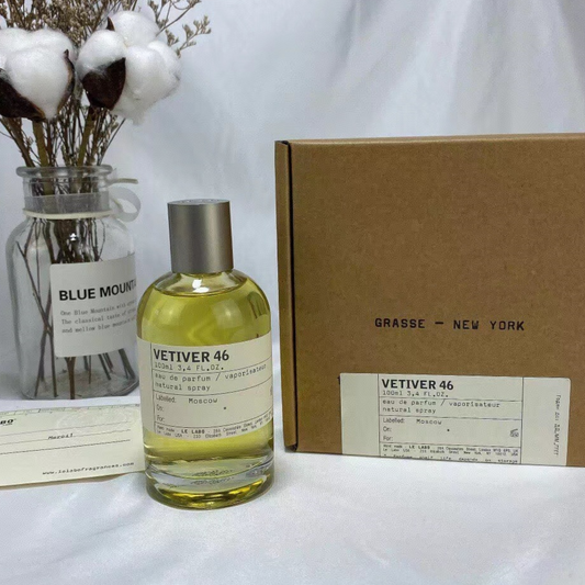 Le Labo Vetiver 46 EDP 100ml | Moscow City Label | Unisex Woody Incense Niche Perfume | Vetiver Amber Guaiac Wood