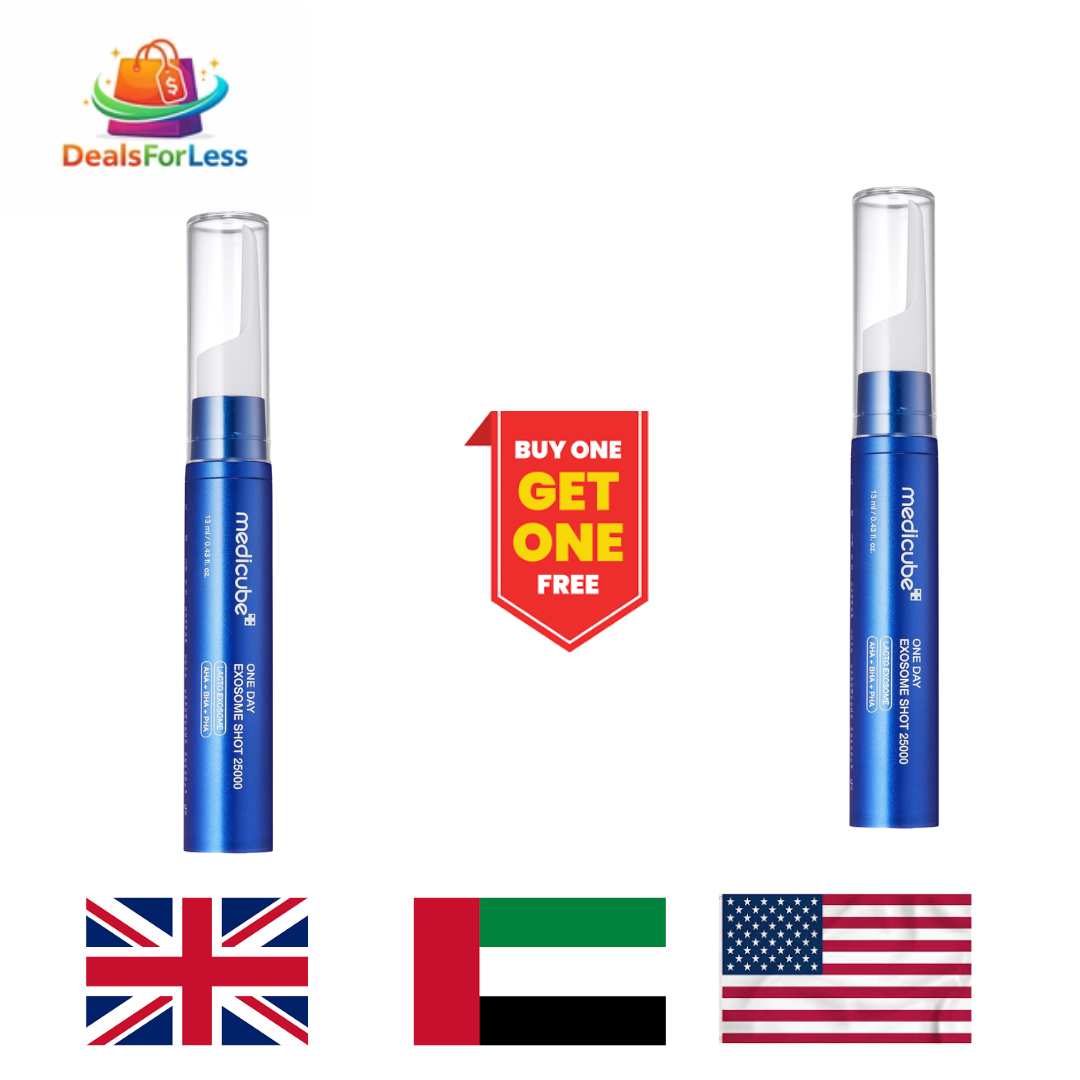 Medicube One Day Exosome Shot 25000 AHA BHA PHA 13ml | BUY ONE GET ONE FREE | Korean Exosome Serum BOGO Deal
