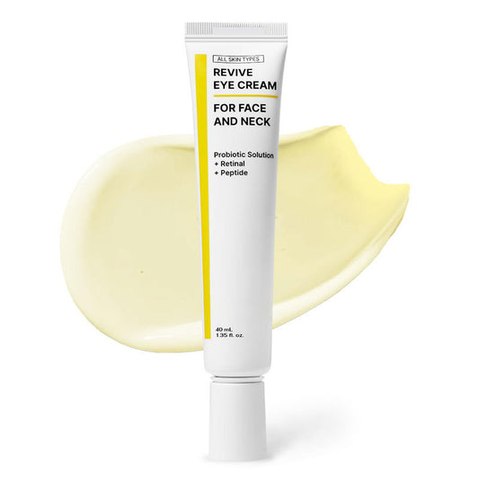 Revive Eye Cream for Face & Neck | Probiotic + Retinal + Peptide | All Skin Types 40ml