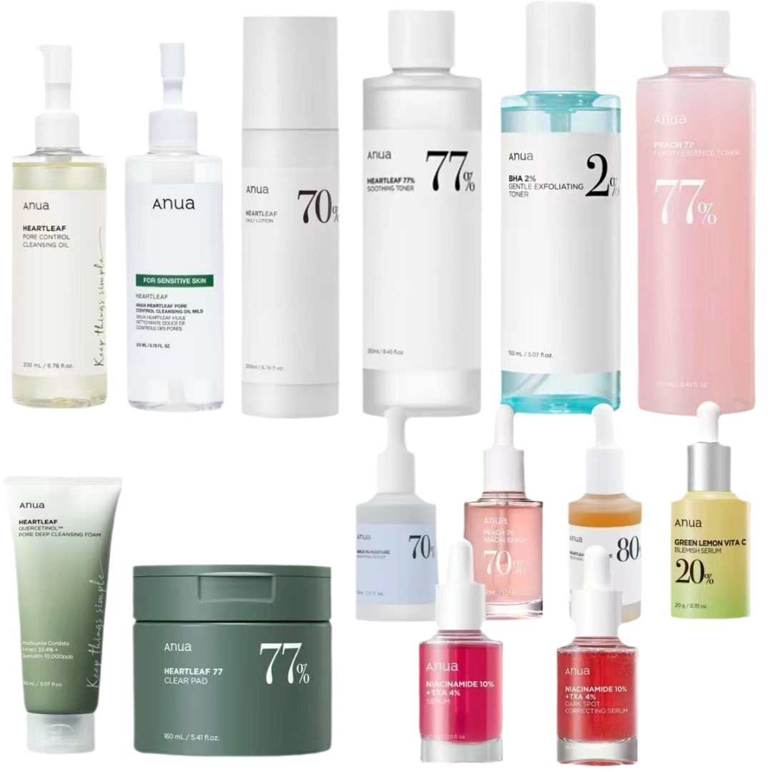 Anua Heartleaf 77 Clear Pad | Korean Exfoliating Toner Pads | Calming Acne Skincare 160ml