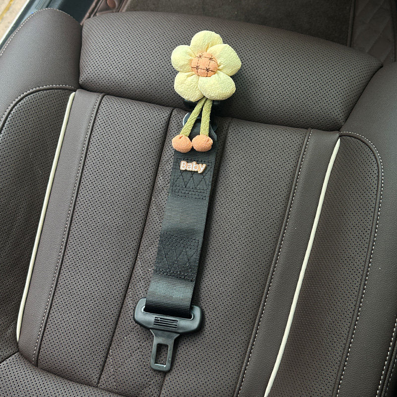 MUA Pregnancy Seat Belt Adjuster with Cute Panda Clip | Maternity Car Seatbelt Shoulder Strap Positioner | Bump Baby Belly Protector | Universal Car Fit