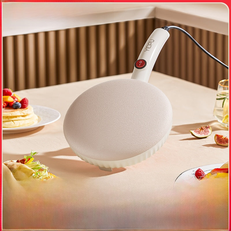 Electric Curved Non-Stick Crepe Maker | 3D Spherical Surface Pancake Baking Pan | Easy Release Thin Pancake & Crepe Machine