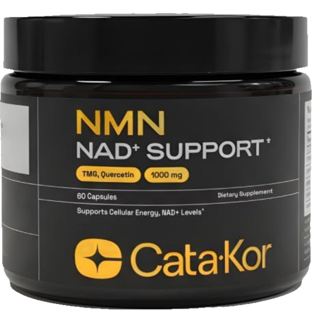 Cata-Kor NMN NAD+ Support 1000mg with TMG & Quercetin - 60 Capsules - Supports Cellular Energy & NAD+ Levels - Advanced Nicotinamide Mononucleotide Supplement for Anti-Aging & Longevity