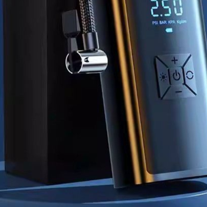 Portable Digital Tire Inflator | Cordless Electric Air Pump with LCD Display PSI BAR KPA for Car Bike