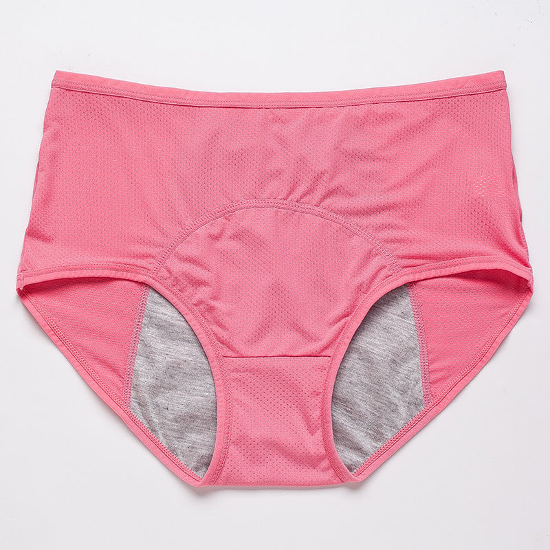 Women's 360� Leak-Proof Period Underwear Set | High Waist Menstrual Briefs Bundle with Front & Back Protection ? Breathable Mesh Comfort Panties Multipack