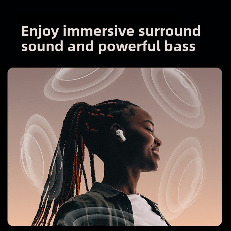 AWEI ANC ENC Noise Cancelling TWS Wireless Earbuds Bluetooth 5.4 Low Game Latency Immersive Surround Bass Long Battery Life LED Charging Case Hunter's Choice for Gaming Music iPhone Android