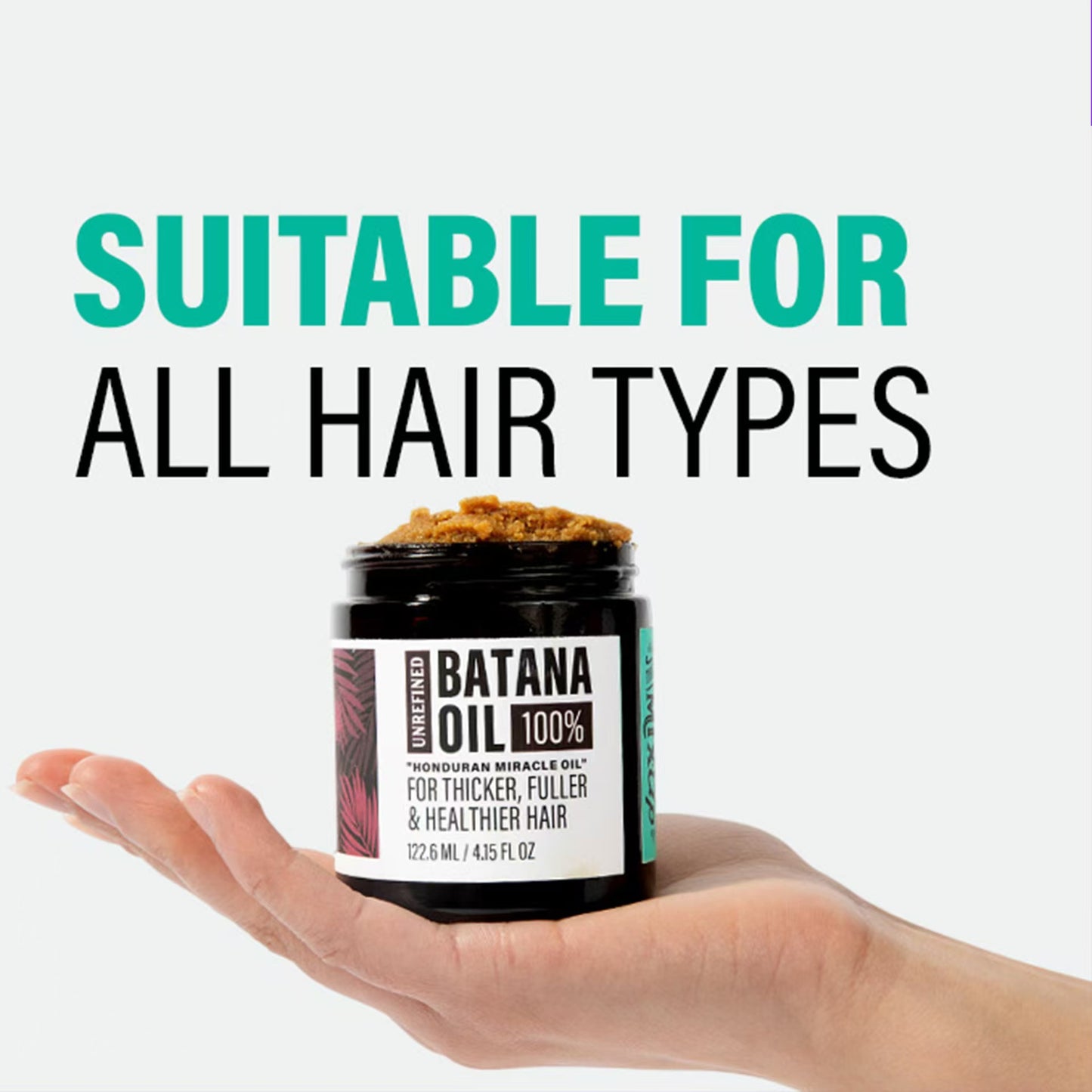 HVIQAN 100% Olio di Batana Grezzo in Pasta 113g | Trattamento Profondo Balsamo per Cuoio Capelluto | Olio Virale TikTok per la Crescita dei Capelli