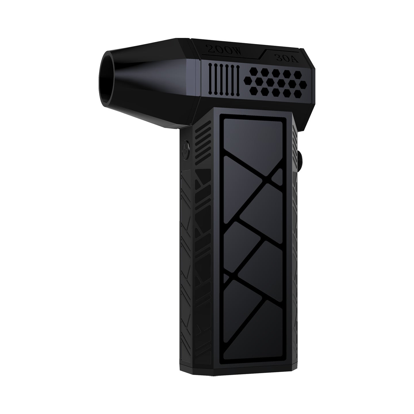 Portable Handheld Turbo Fan 52m/s | 200W Brushless Motor Cordless Air Blower | 15W Fast Charge Wireless Jet Fan