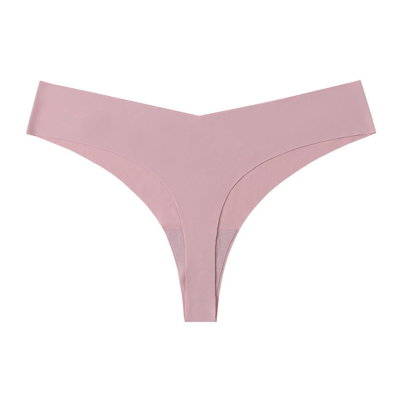 Nahtlose Tangas im 3er-Pack | Unsichtbare, weiche Stretch-Tangas | Bequeme Damen-Tangas für jeden Tag | Grau, Braun & Rosa 