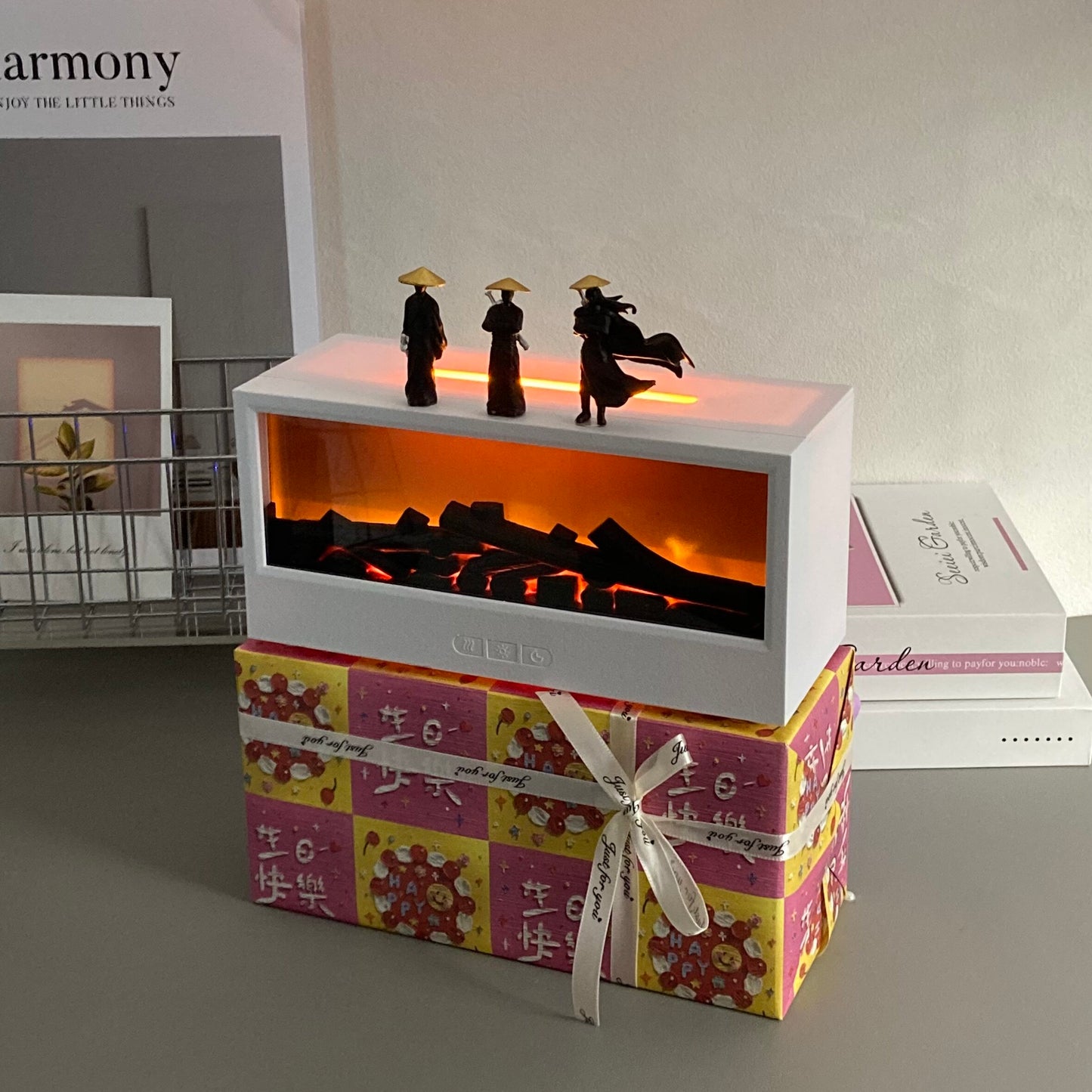 Flame Aroma Diffuser with Humidifier | Simulated Fire Essential Oil Diffuser | Aesthetic Room Decor