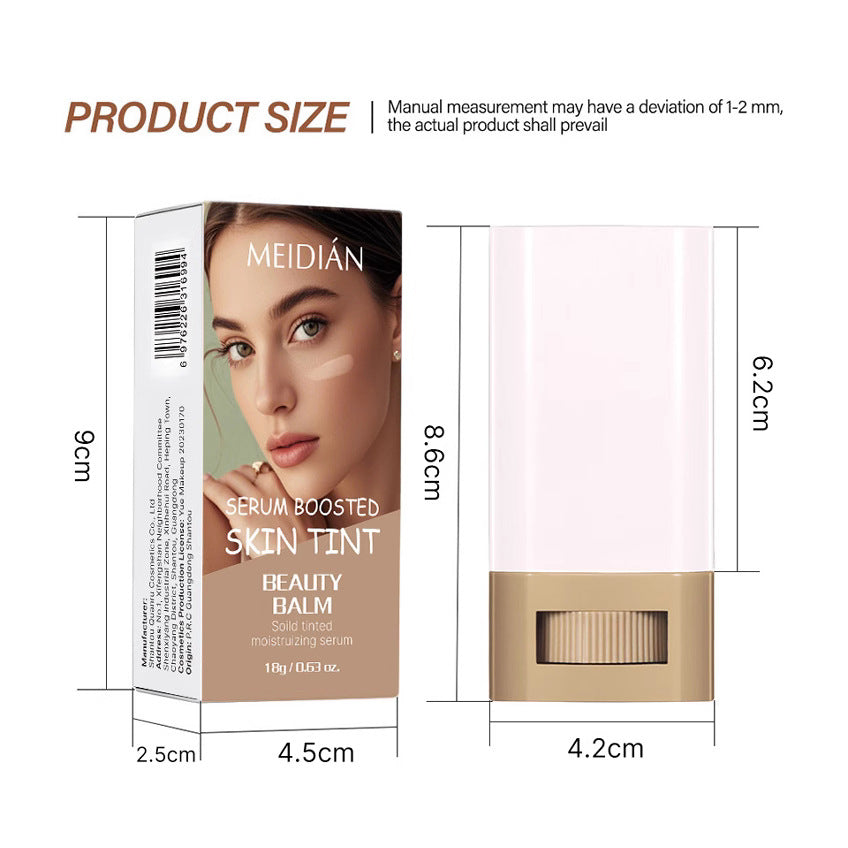 MEIDI�N Serum Boosted Skin Tint Stick | 6 Shades Foundation Stick Lightweight Coverage Skincare Makeup Blendable Face Tint