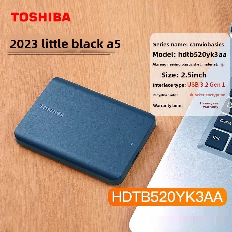 Toshiba Canvio Basics Portable External Hard Drive | USB 3.0 HDD for PC Mac Laptop | 1TB 2TB 4TB Compact Storage Drive