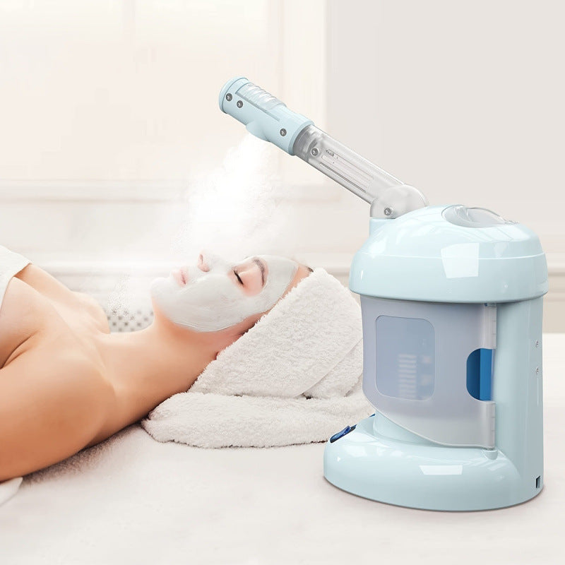 Professioneller Gesichtsbedampfer mit ausziehbarer Ozon-Düse | Heißer Dampf Gesichtsbedampfer für tiefe Porenreinigung, Hydratation & Spa-Hautpflege zu Hause