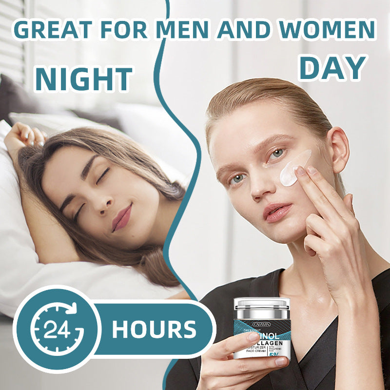 Retinol Niacinamide Anti-Wrinkle Facial Cream 50g | Day & Night Moisturizer | Lifts, Firms & Tightens | Vitamin A�C�E + 15% Hyaluronic Acid