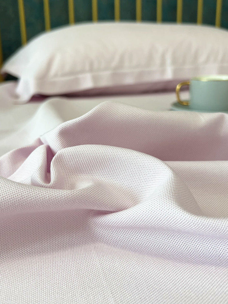 Luxury Grey Textured Bedding Set | Soft Breathable Duvet Cover & Pillowcase | Hotel Quality Bedroom Linen