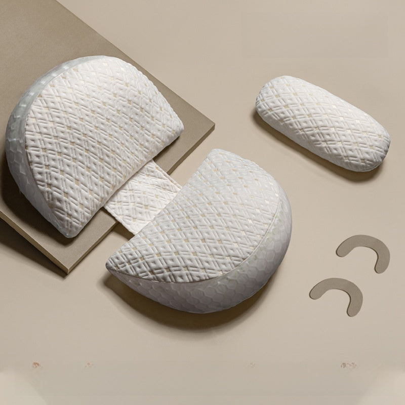 Dual Wedge Pregnancy Pillow Set | Honeycomb Belly & Back Support Maternity Wedge Cushion | Side Sleeper Bump Support | Portable Compact Pregnancy Pillow