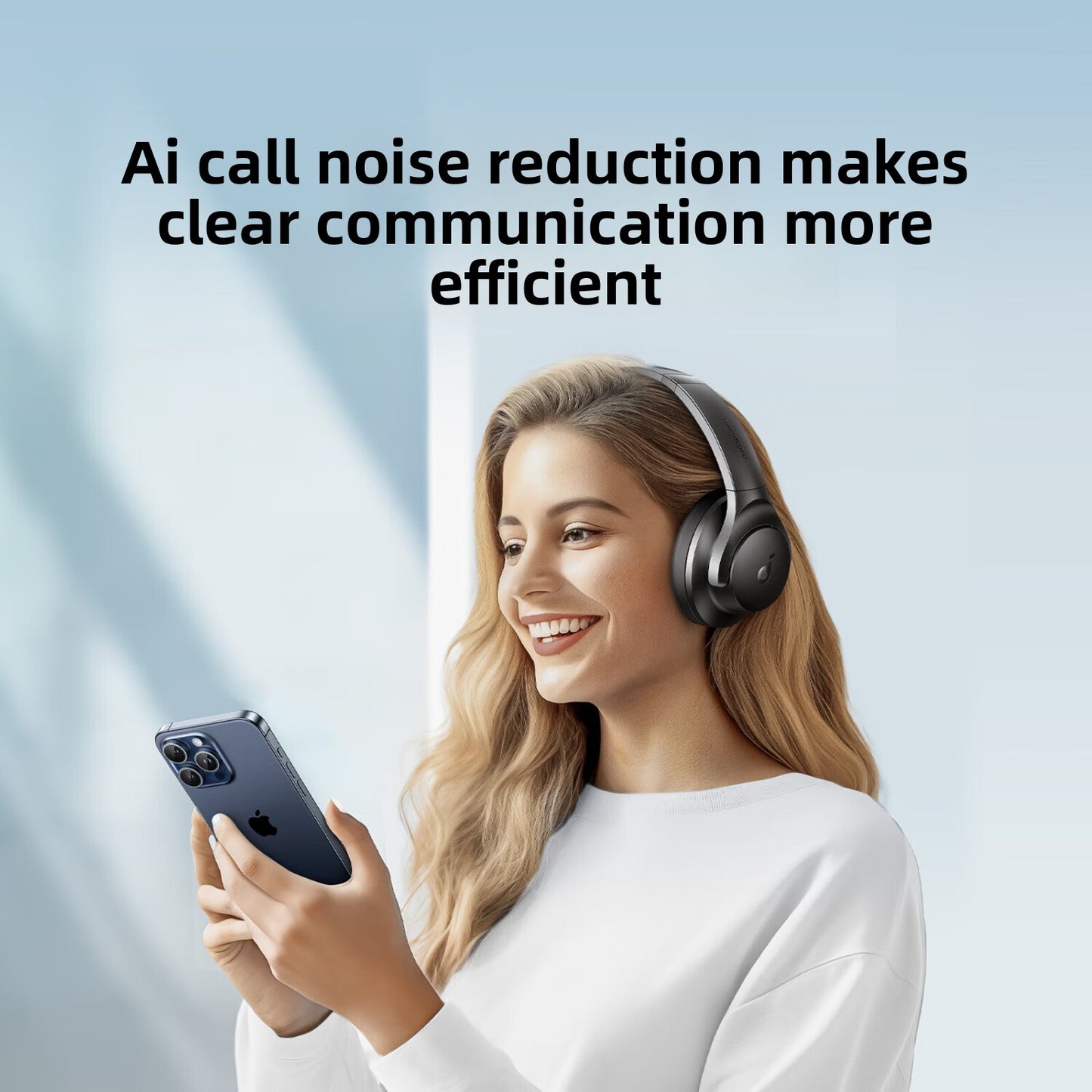 Soundcore by Anker Q20i Hybrid ANC Over-Ear Headphones ? 40H Playtime, Hi-Res Audio, Deep Bass, Bluetooth 5.0
