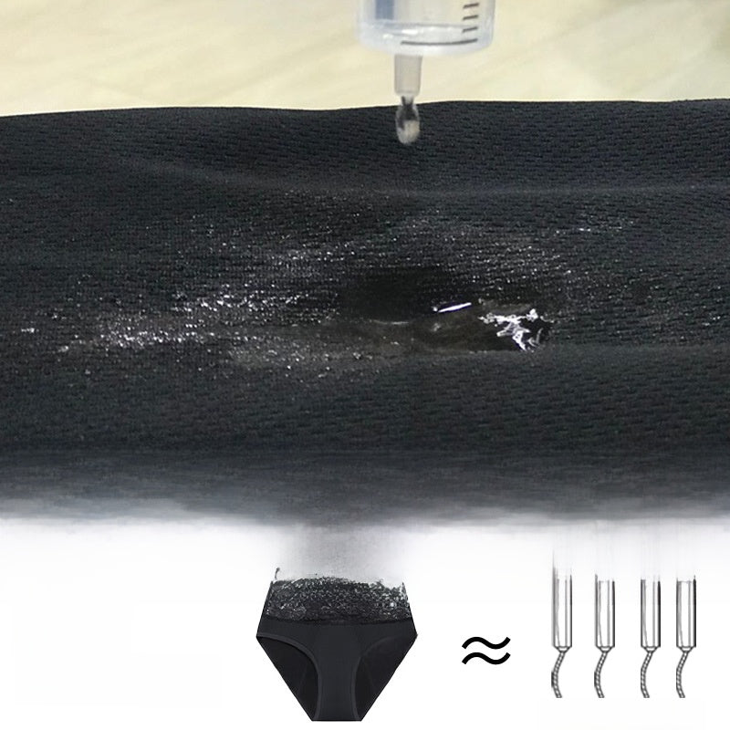 Black Lace Period Underwear | Leak-Proof Menstrual Panties | 4-Layer Protection Briefs