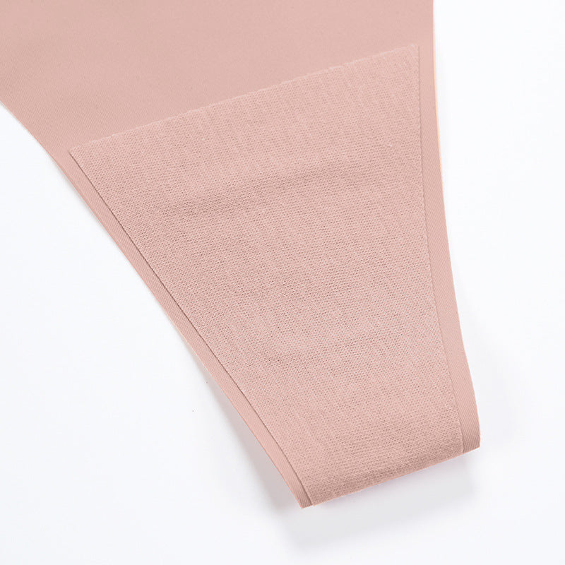 Women's Pink Seamless Panties | No-Show Scalloped Edge Underwear | Soft Invisible Briefs | Everyday Comfort
