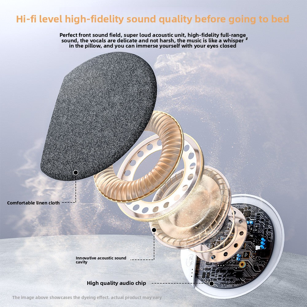 X3 Pro Bluetooth 5.4 Pillow Speaker | Cotton Linen Sleep Speaker | 7-Day Battery Harman Tuning HiFi Sound | Bedside Wireless Speaker