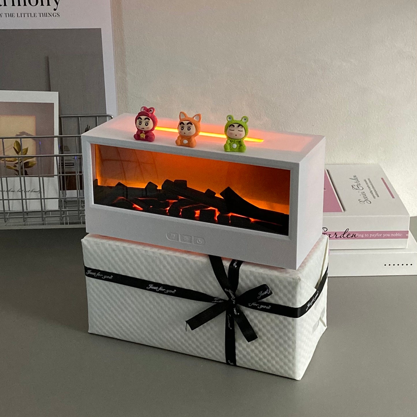 Flame Aroma Diffuser with Humidifier | Simulated Fire Essential Oil Diffuser | Aesthetic Room Decor