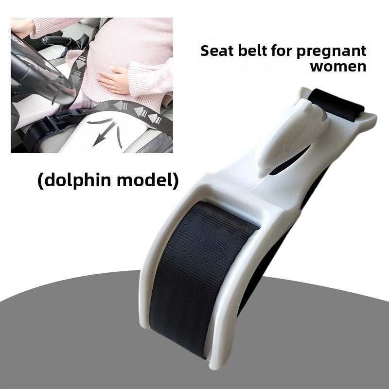Pregnancy Seat Belt Adjuster | Maternity Car Seatbelt Safety Strap Positioner | Bump & Baby Belly Protector for Pregnant Women | Universal Car Fit