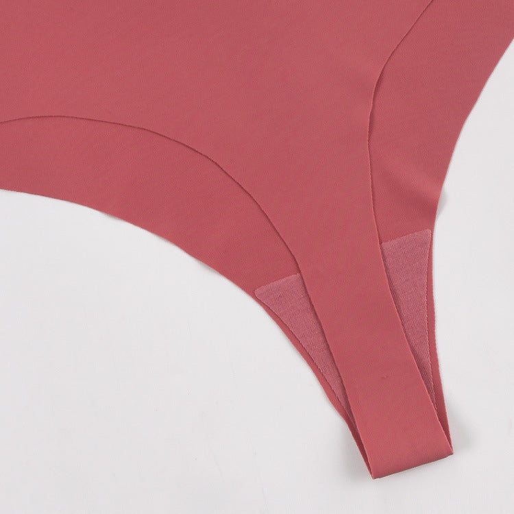 Nahtlose Tangas im 3er-Pack | Unsichtbare, weiche Stretch-Tangas | Bequeme Damen-Tangas für jeden Tag | Grau, Braun & Rosa 