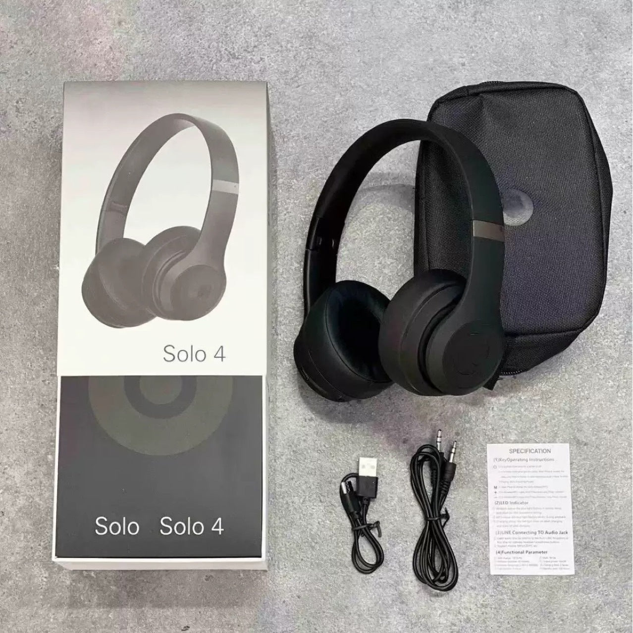 Beats Solo 4 True Wireless On-Ear Headphones
