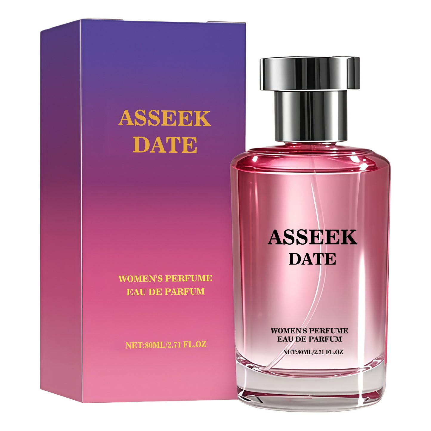ASSEEK DATE Eau de Parfum da donna 80ml | Pistacchio Gelsomino Vaniglia Profumo Gourmand | Fragranza Floreale Dolce a Lunga Durata